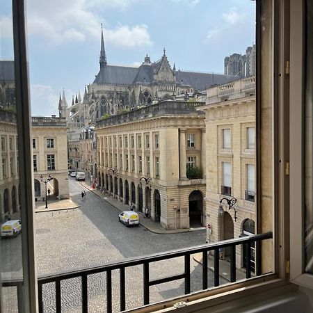 Royal Home, Hypercentre Reims Avec Vue Cathedrale Esterno foto